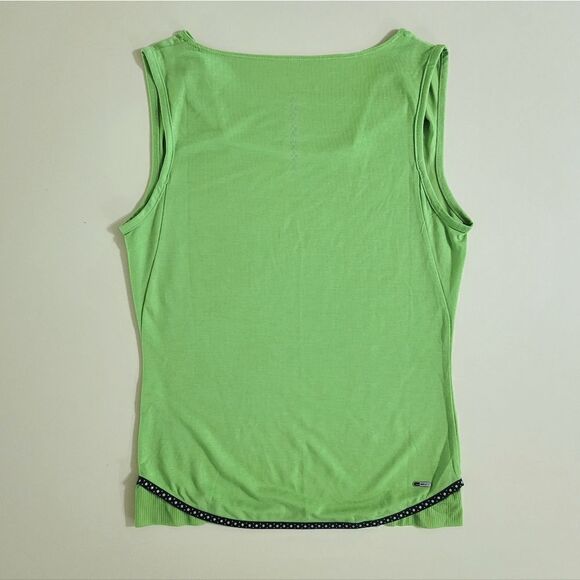 PUMA Women's Green Cowlneck Tank Top - Picture 9 of 9